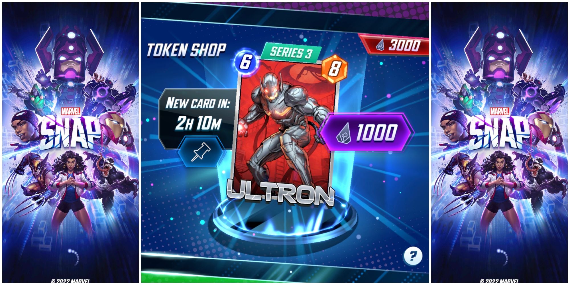 All Ultron card variants in Marvel Snap