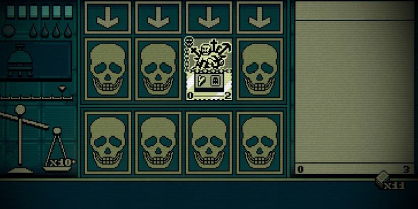 A game screen showing the tomb robber