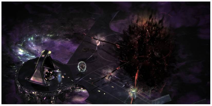 a battle scene in Torment: Tides of Numenera