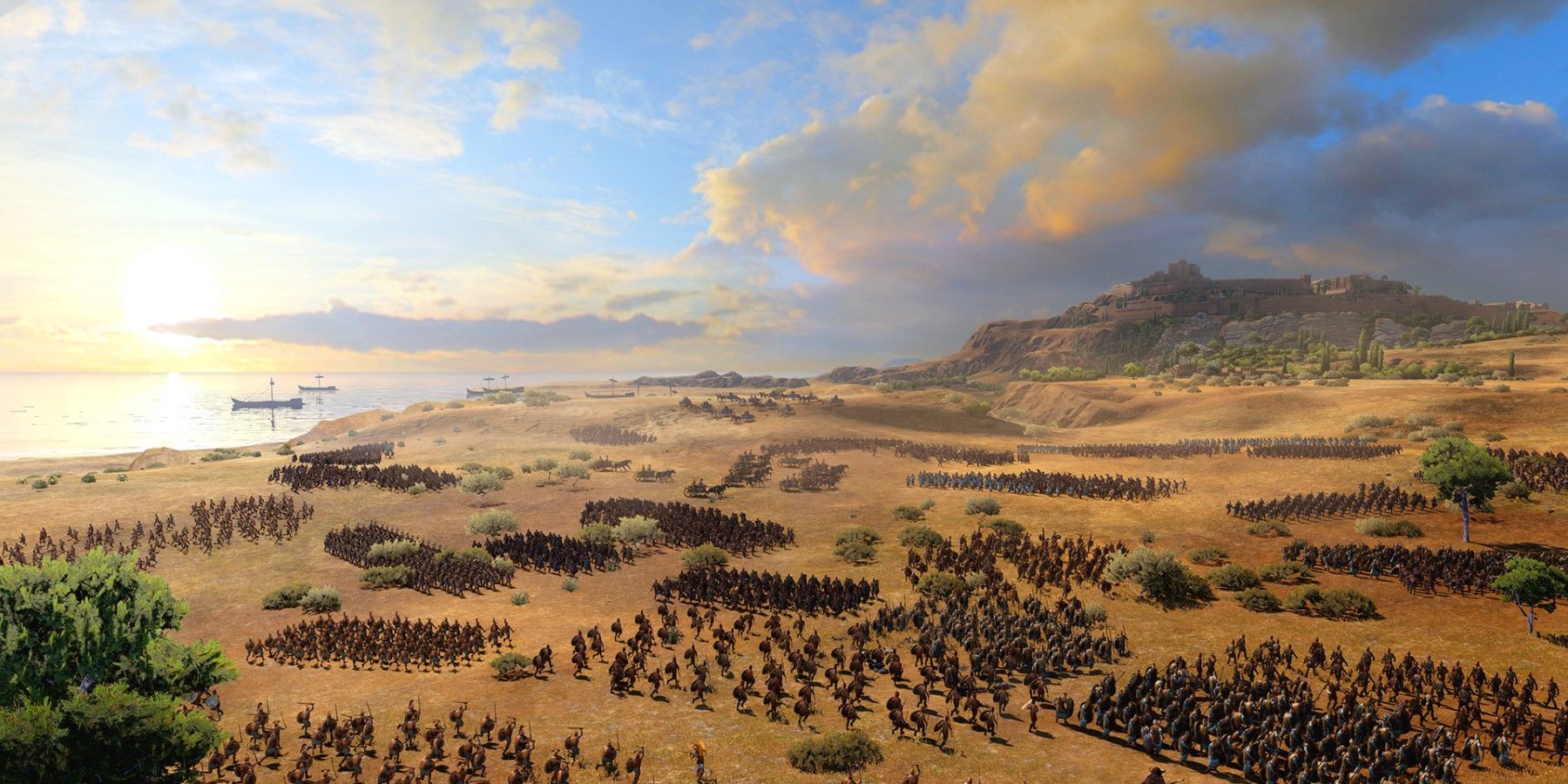 Total War: Troy battle gameplay