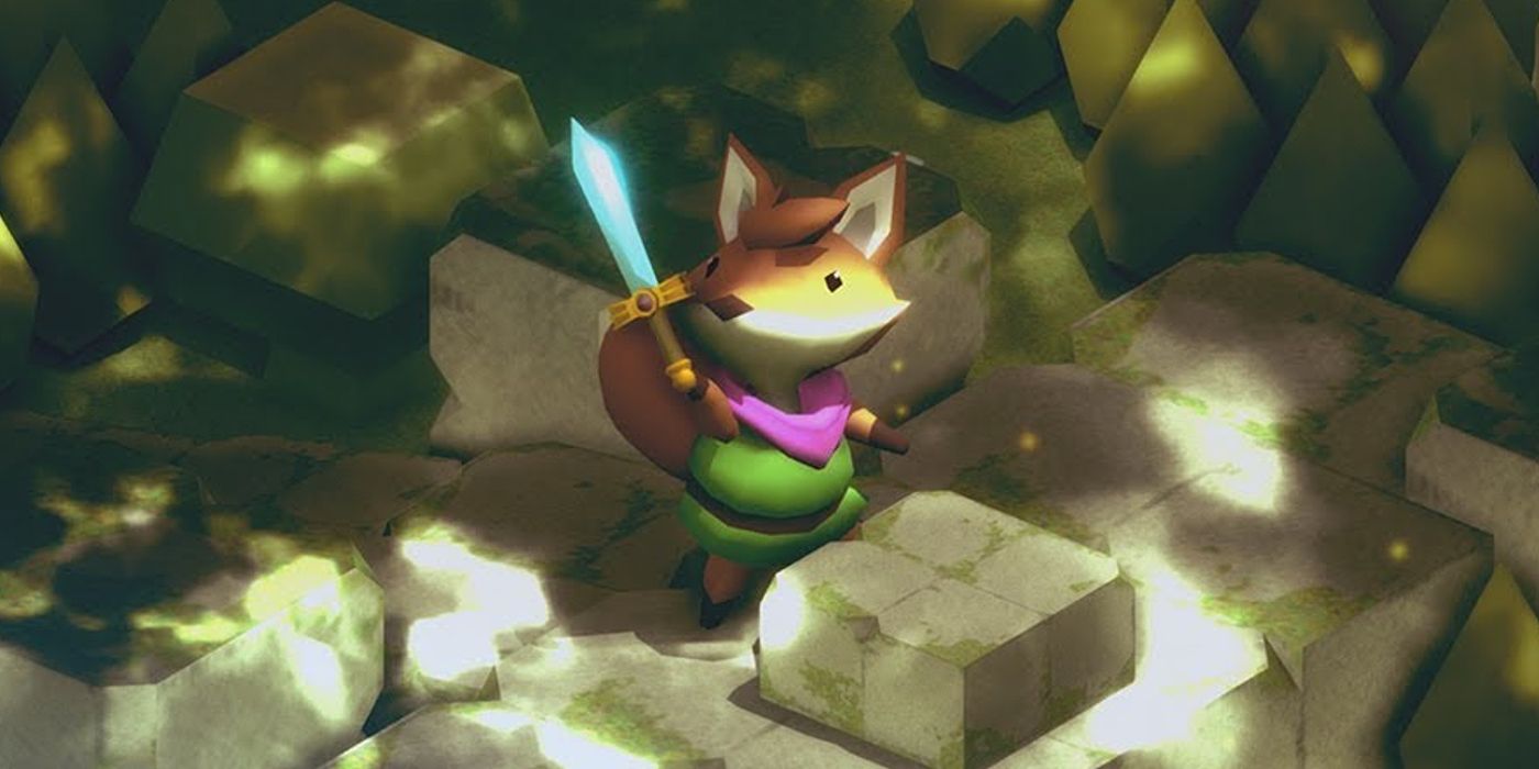 Tunic Fox Holding The Sword
