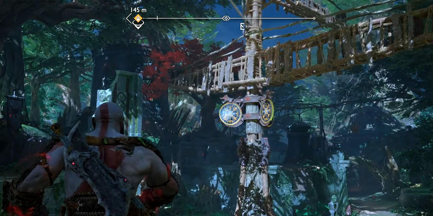 turning the crane in god of war ragnarok