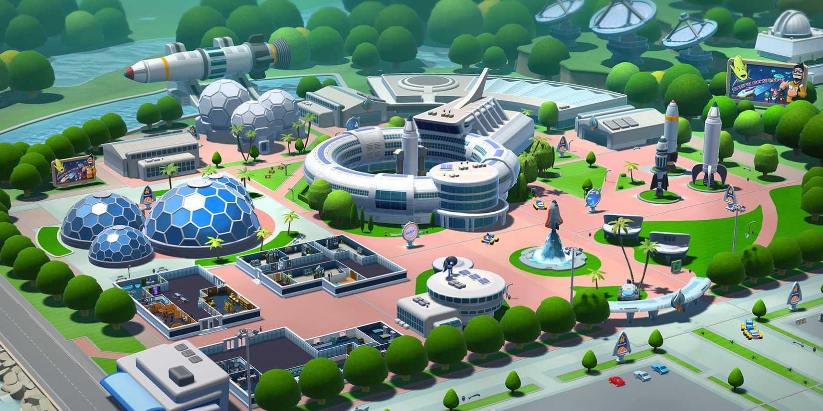 two point campus space academy buildings