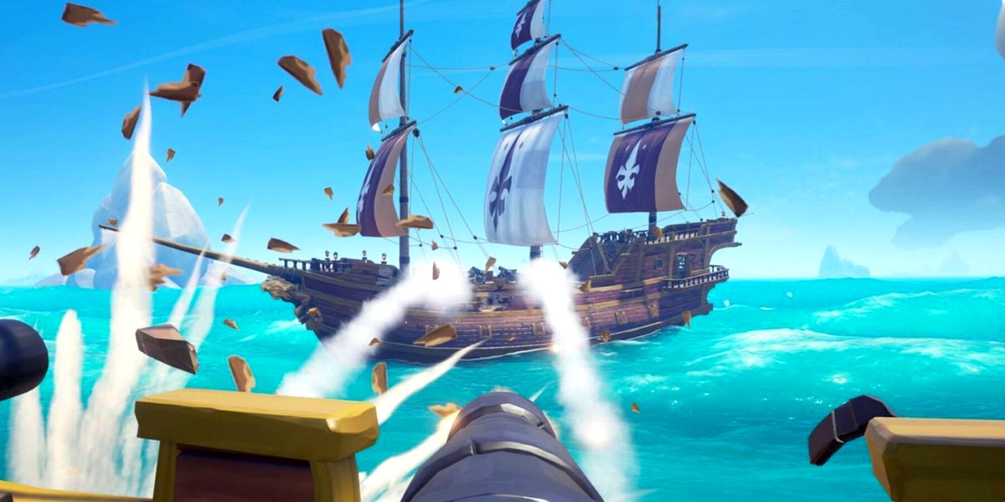 PVP Ship Battle Sea Of Thieves