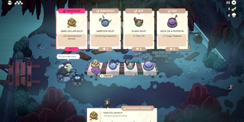 Halga's Soup Upgrade Shop Ship Of Fools
