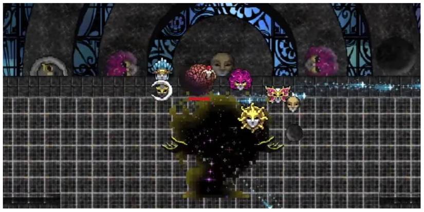 Entity in Eudaimonia Machine stage in Vampire Survivors