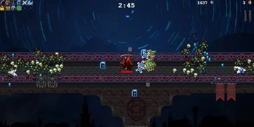 the Tiny Bridge Challenge Stage in Vampire Survivors