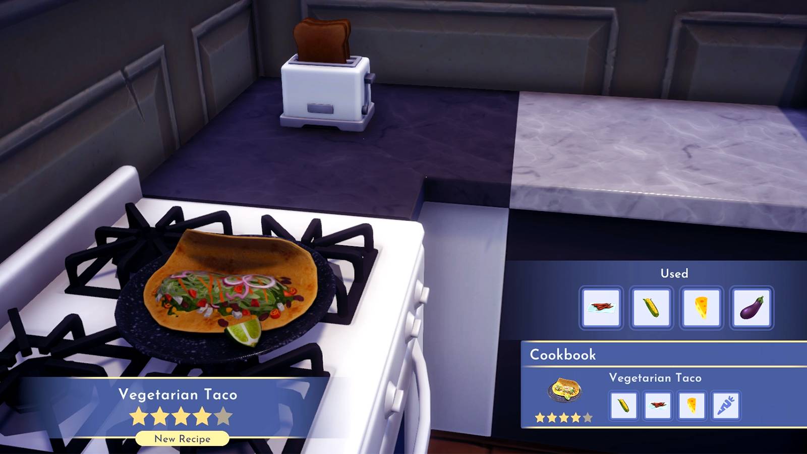 vegetarian tacos in disney dreamlight valley