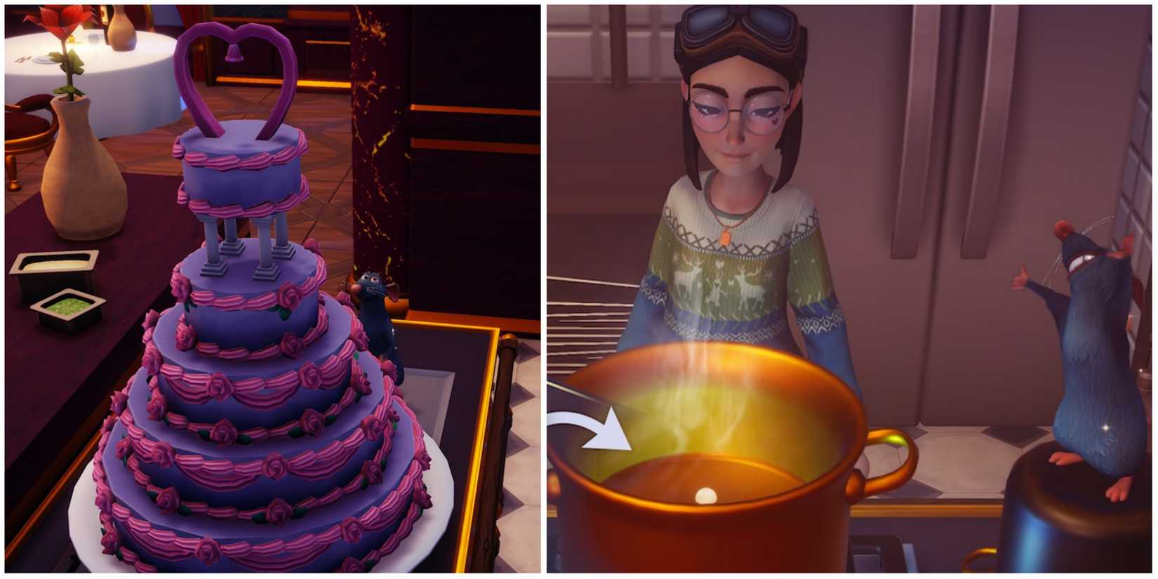 making a wedding cake in-game