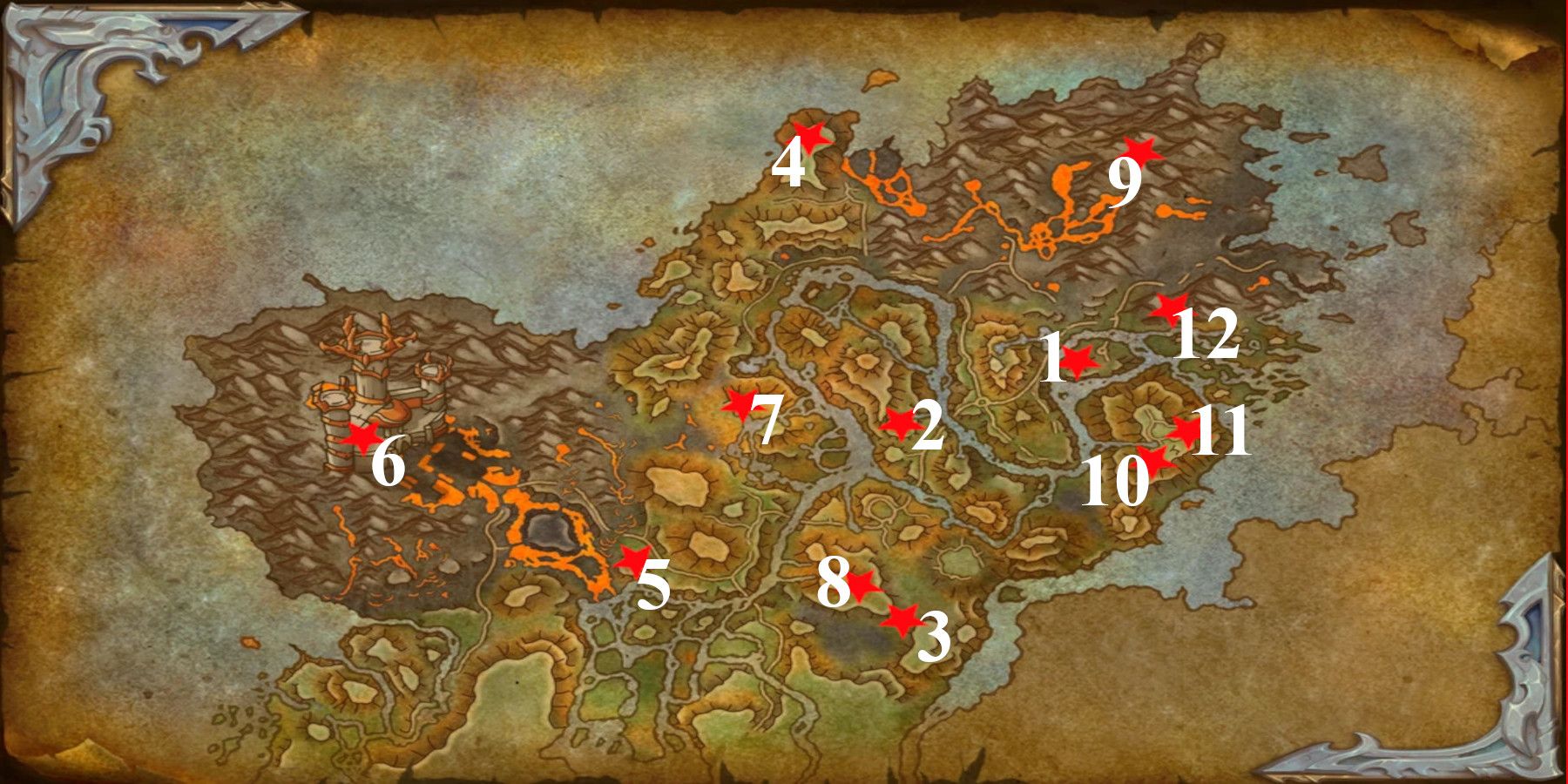 WoW Dragonflight All Dragon Glyph Locations