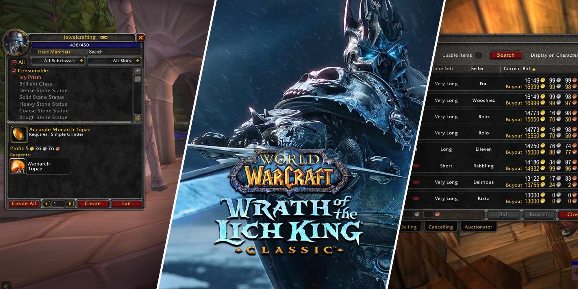 how to make gold in world of warcraft wrath of the lich king classic wow wotlk 