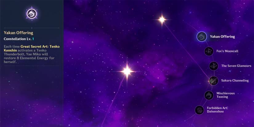 yae miko c1 constellation in genshin impact