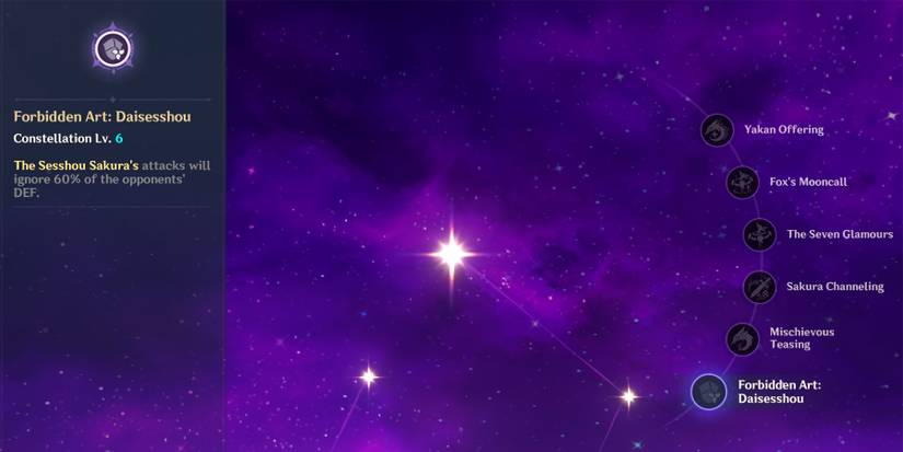 yae miko c6 constellation in genshin impact