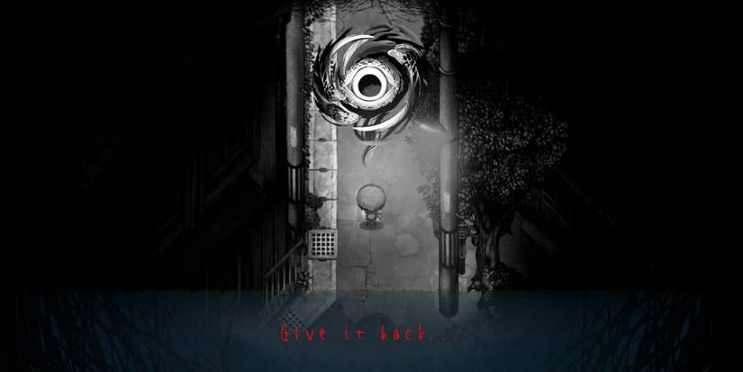 The protagonist facing the Bird Spirit