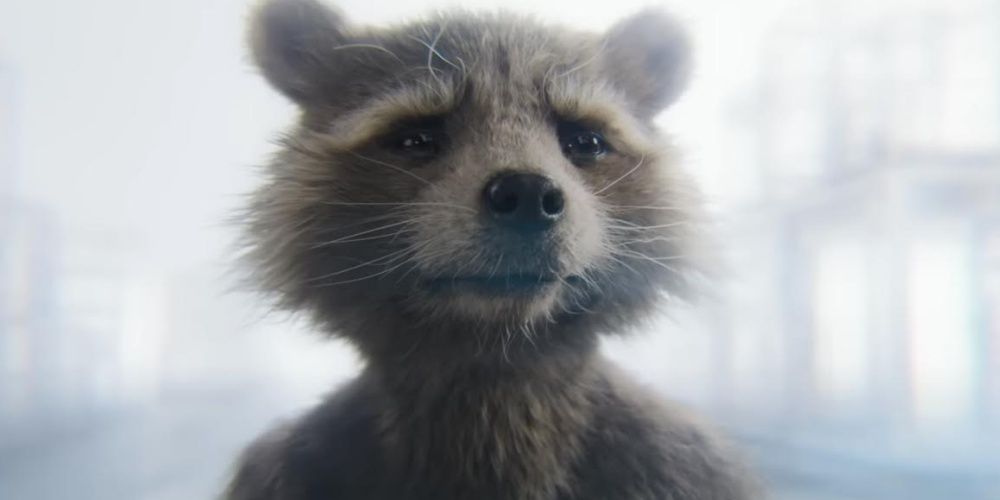 rocket raccoon in the afterlife in guardians of the galaxy 3