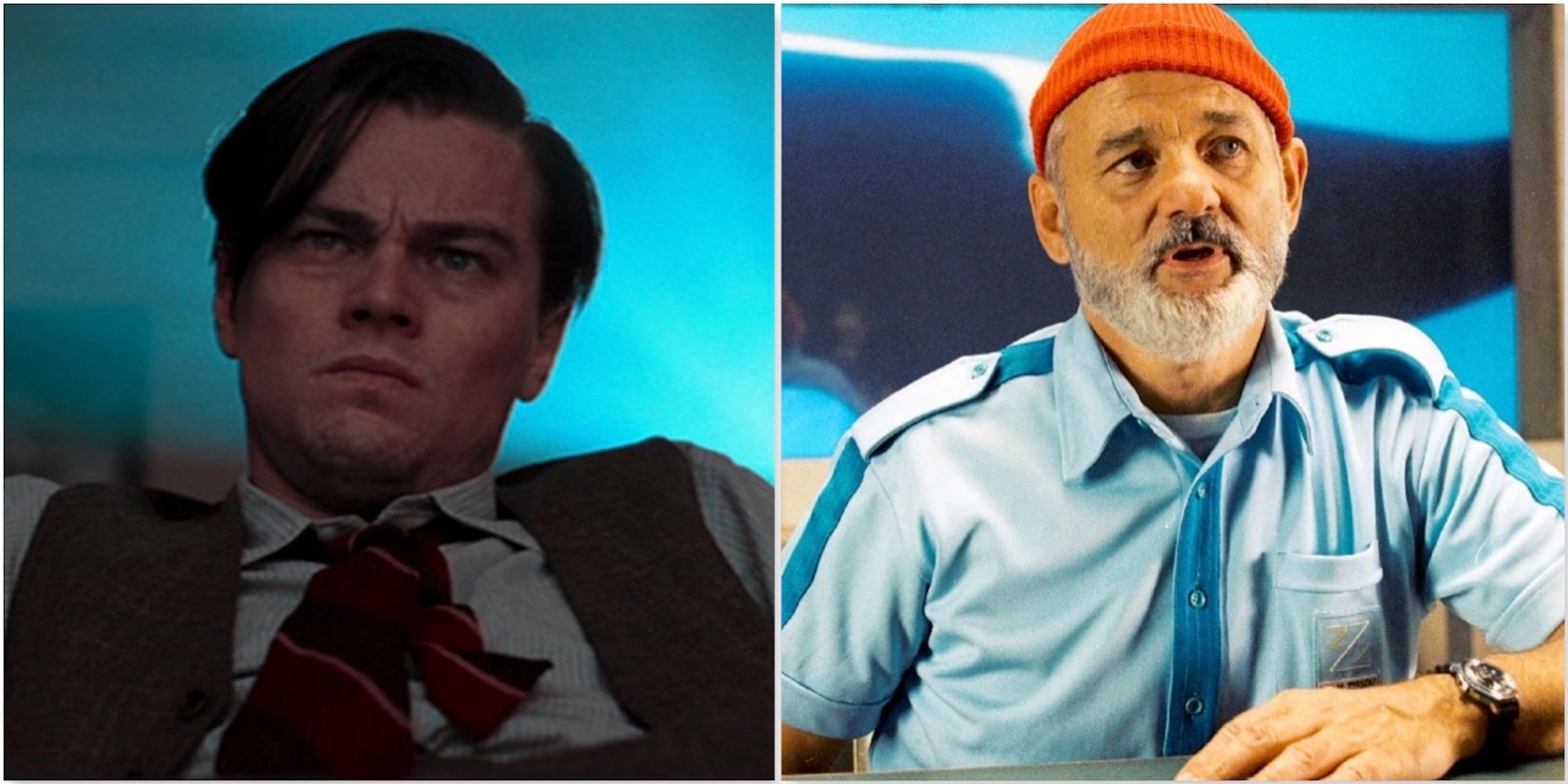 Howard Hughes in The Aviator and Steve Zissou in The Life Aquatic With Steve Zissou