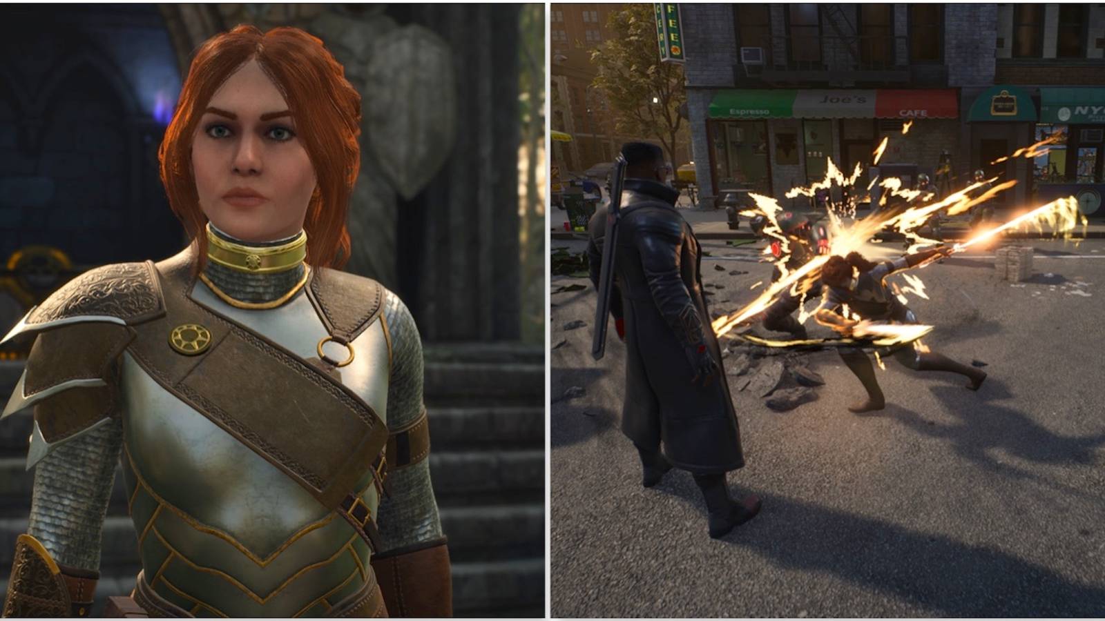 Hunter and fighting a battle in Marvel's Midnight Suns