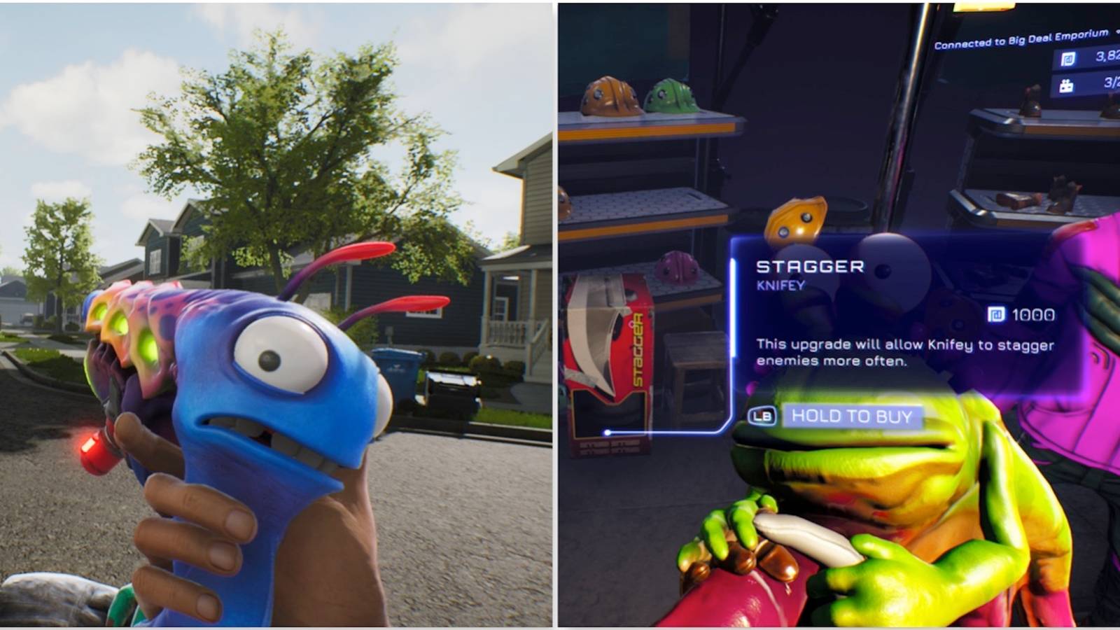 Kenny and a shop in High on Life