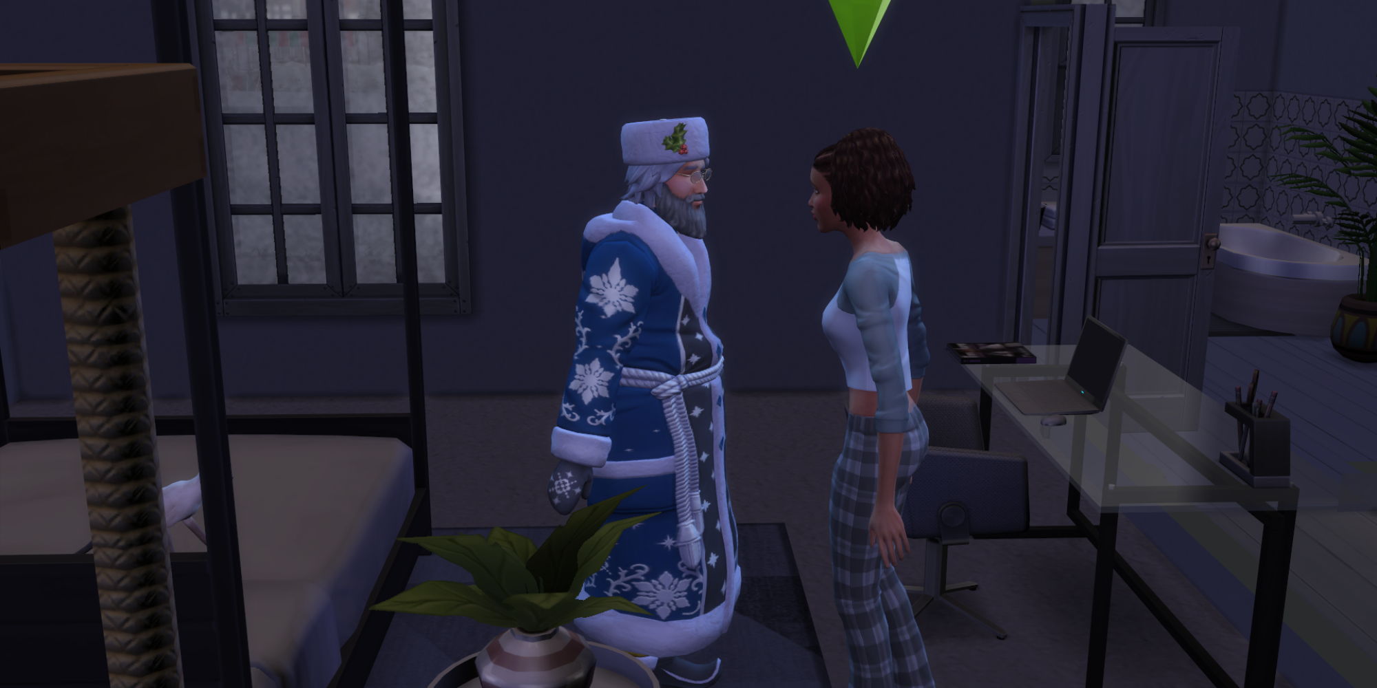 Romancing Father Winter in The Sims 4