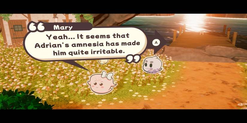 A cutscene featuring characters in The Outbound Ghost