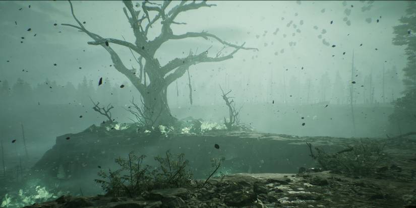 chernobylite tree in fractal world 