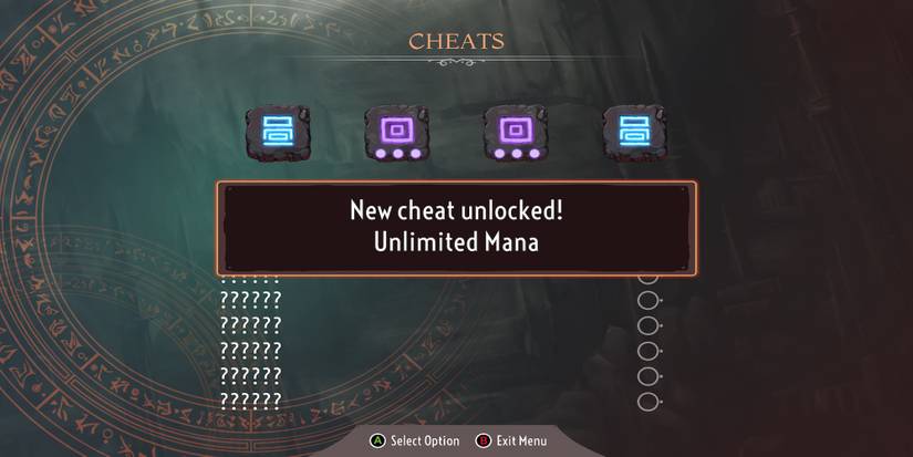Unlocking the Unlimited Mana cheat in The Knight Witch