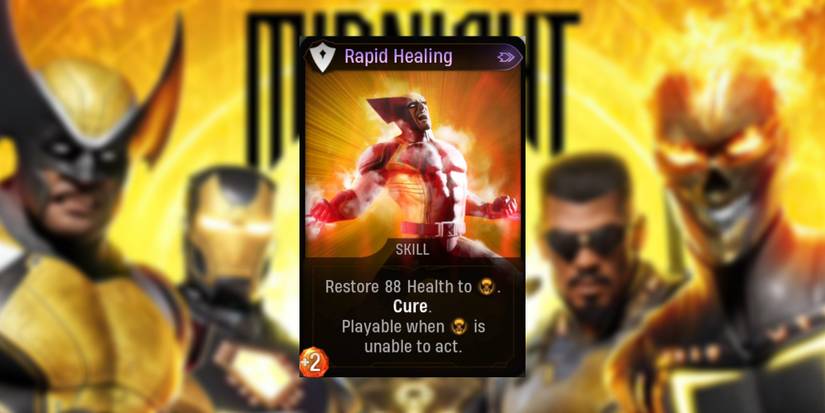 rapid healing card in midnight suns