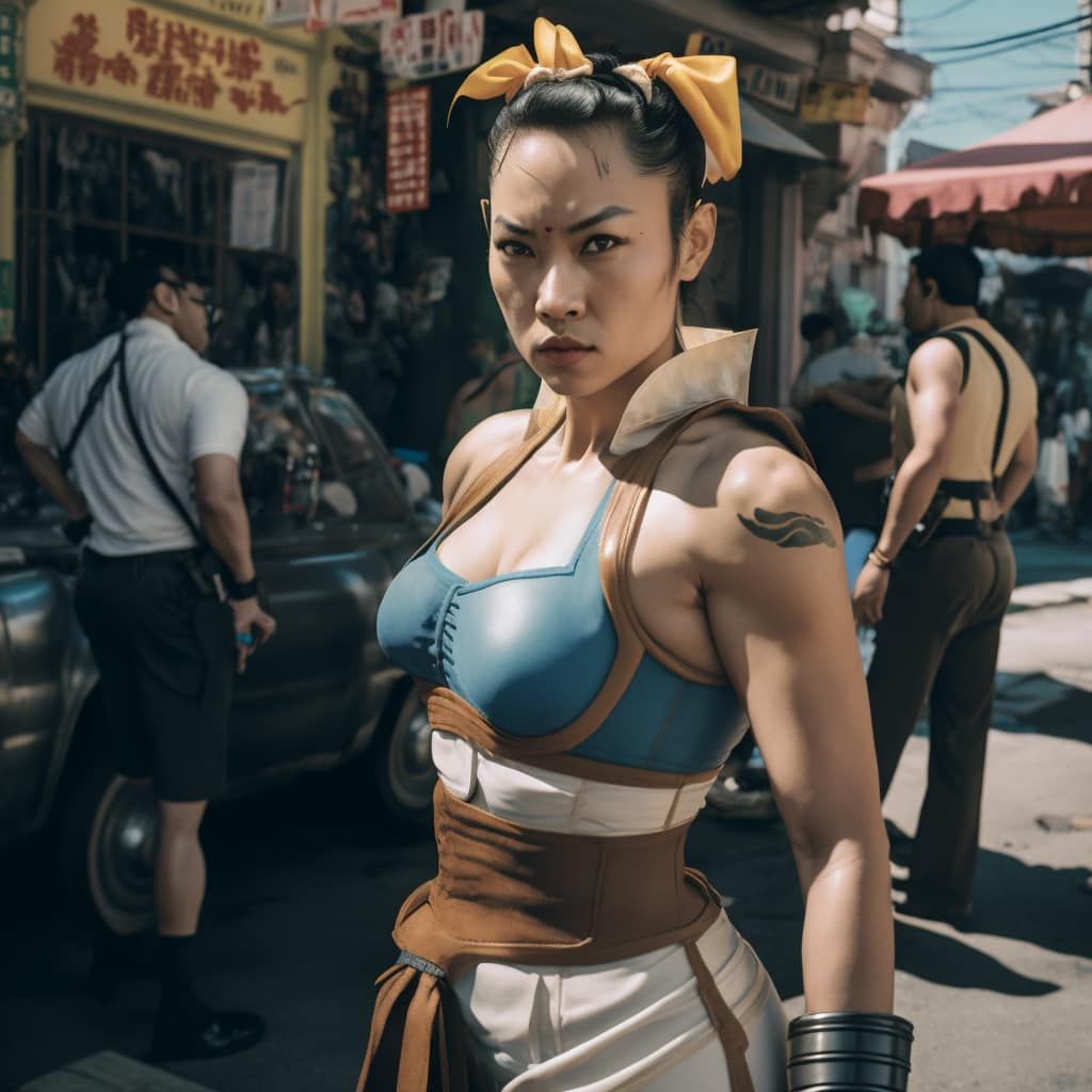 ai generated image chun-li street fighter