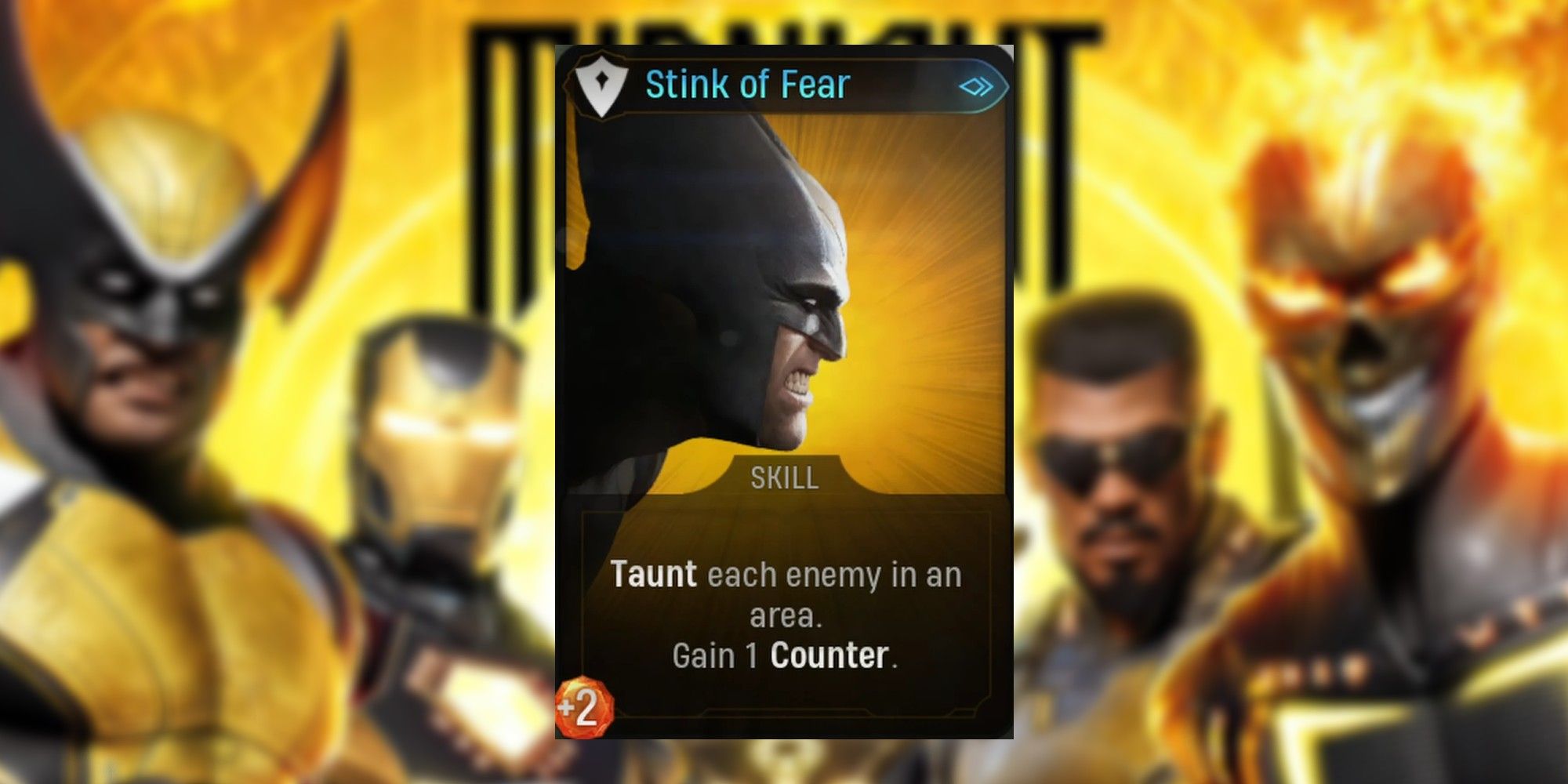 stink of fear card in midnight suns