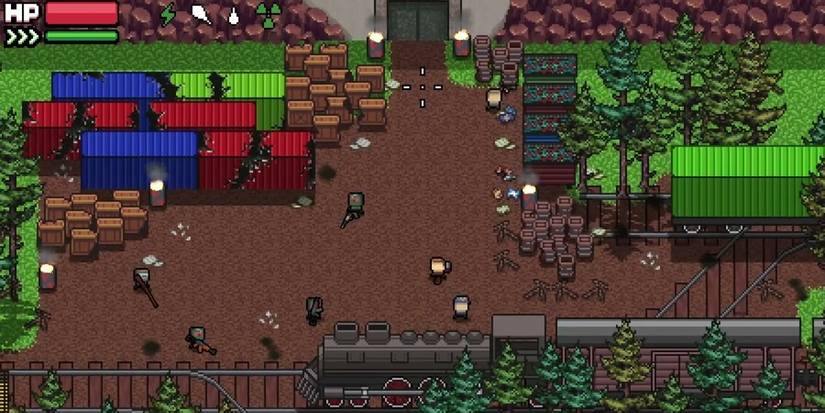 zero sievert looting by train tracks 