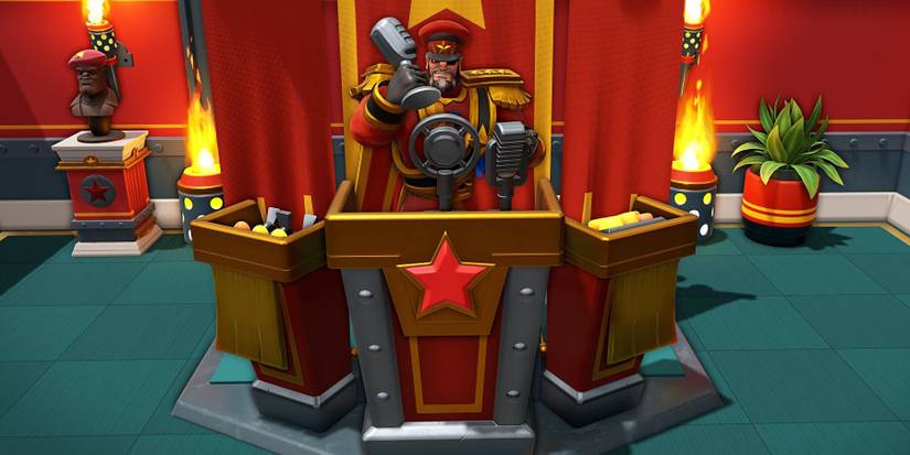 evil genius 2 genius at podium