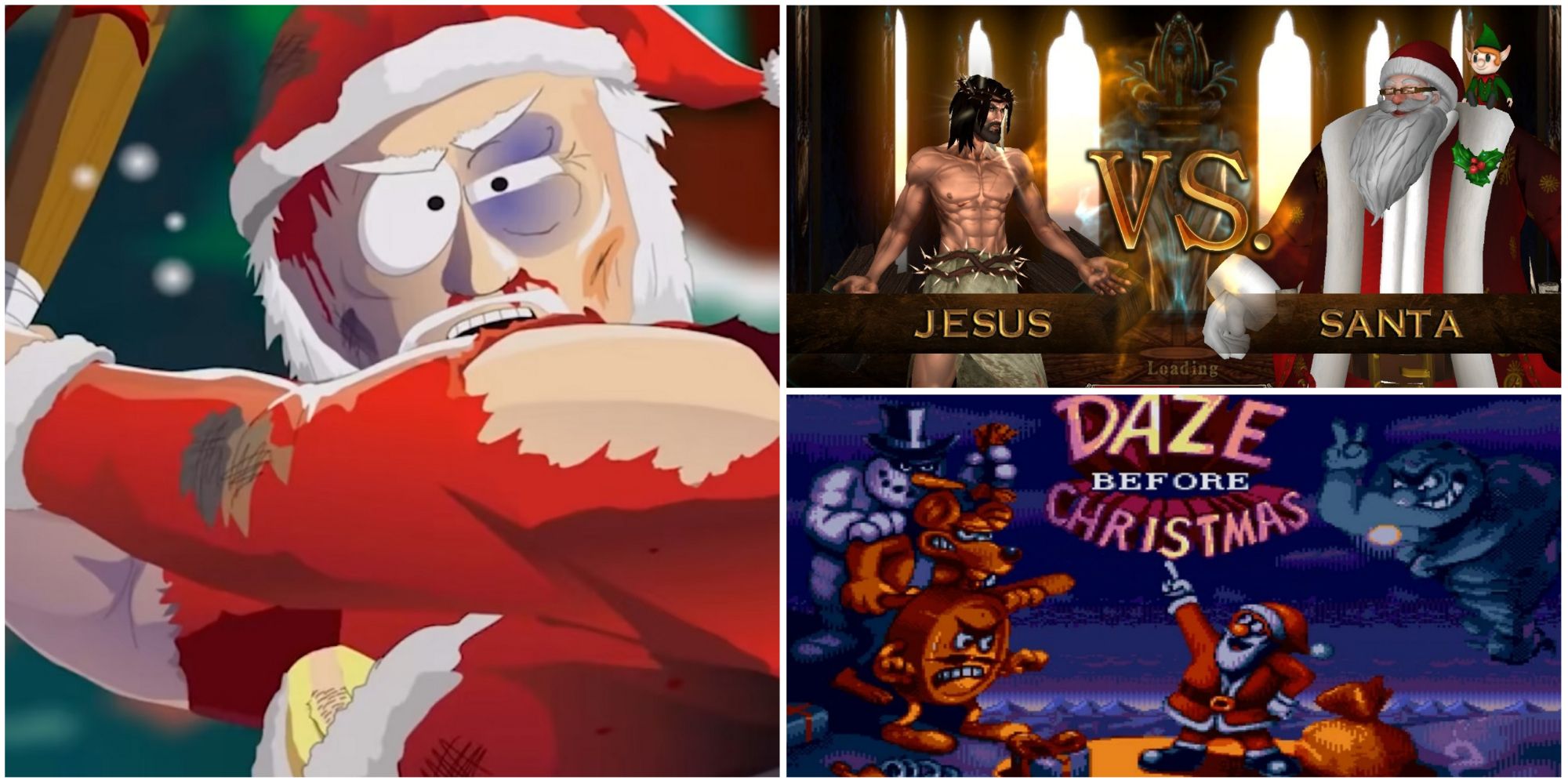 Santa Video Games- South Park Fight of Gods Daze Before Christmas