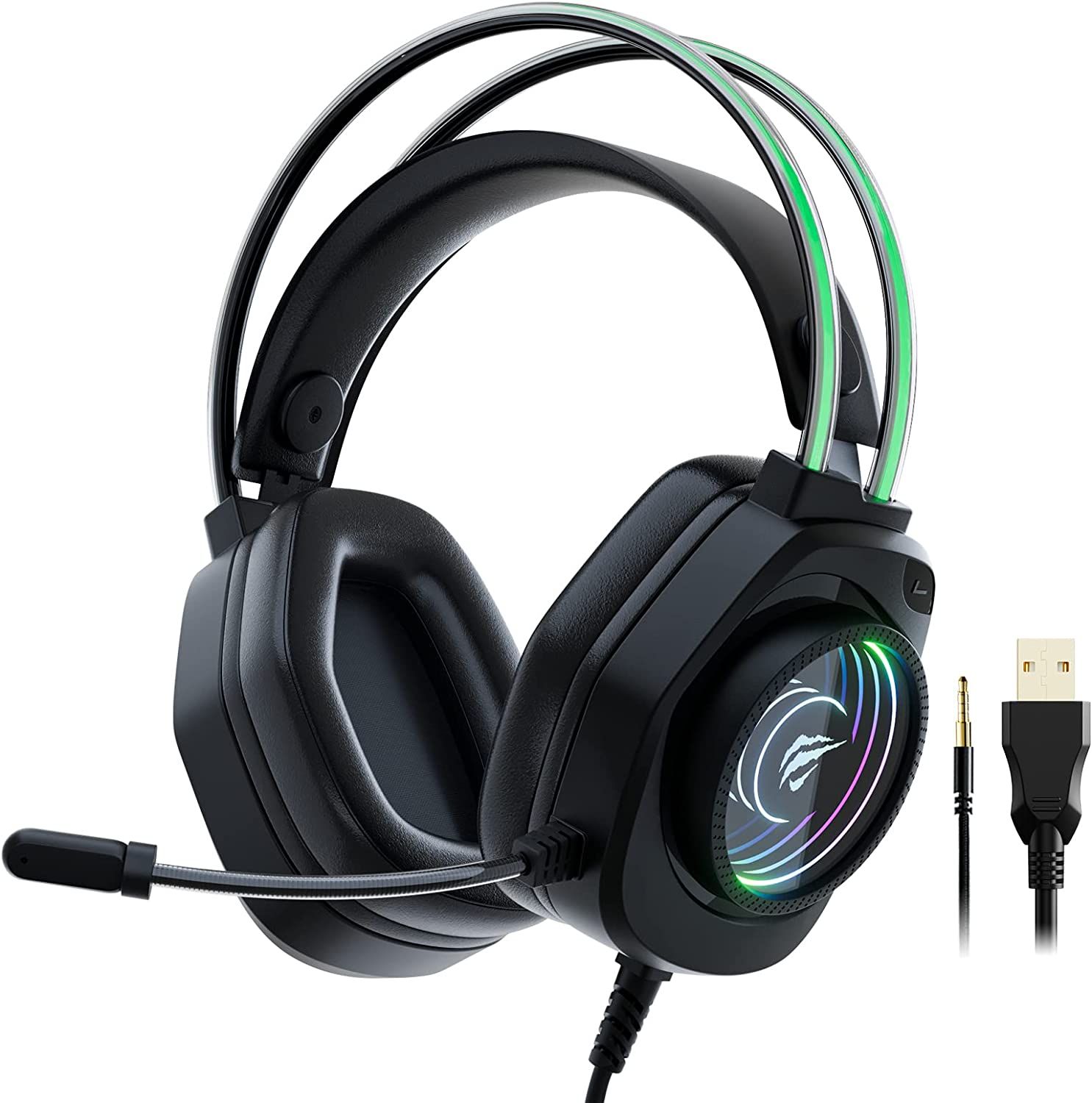 HAS A Wired RGB Gaming Headset