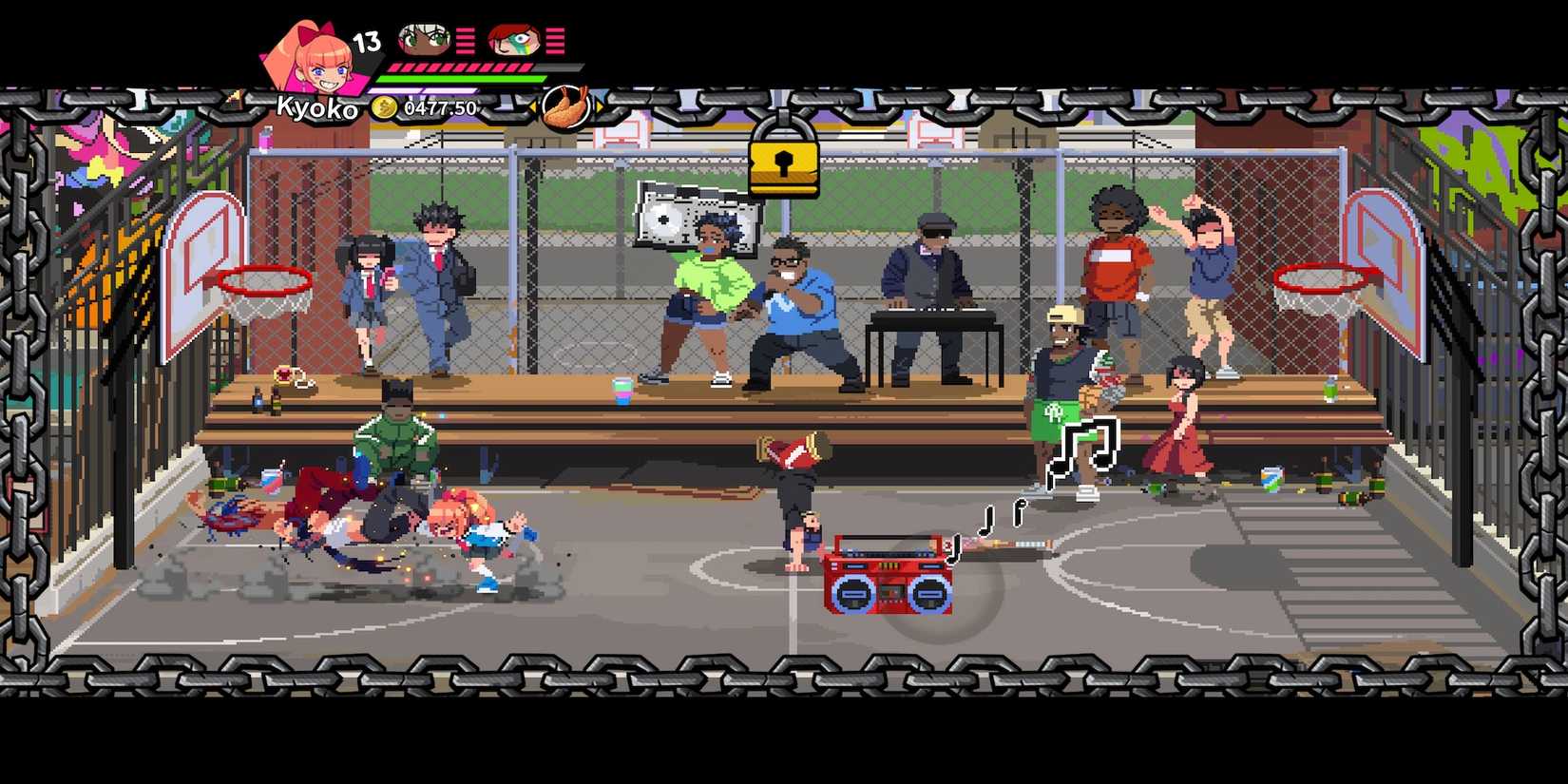 Fighting enemies in River City Girls 2