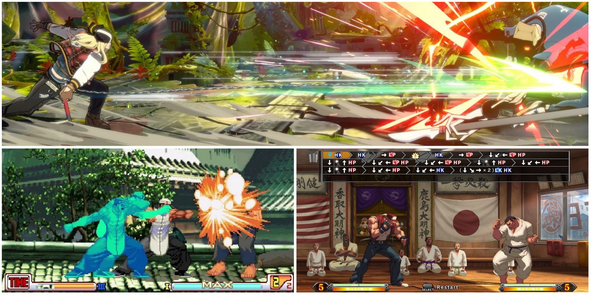Hard Combos- Guilty Gear Strive Street Fighter 3 Third Strike KOF XIII