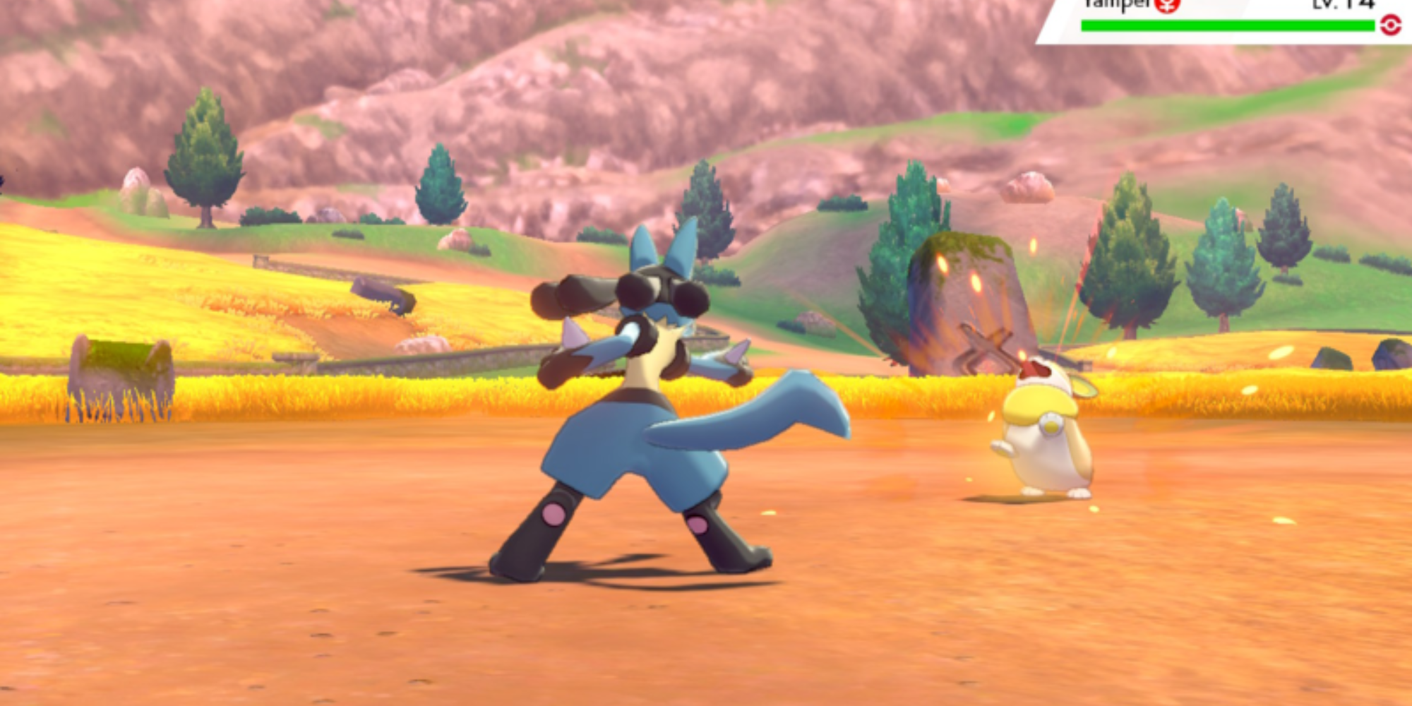 lucario using reversal