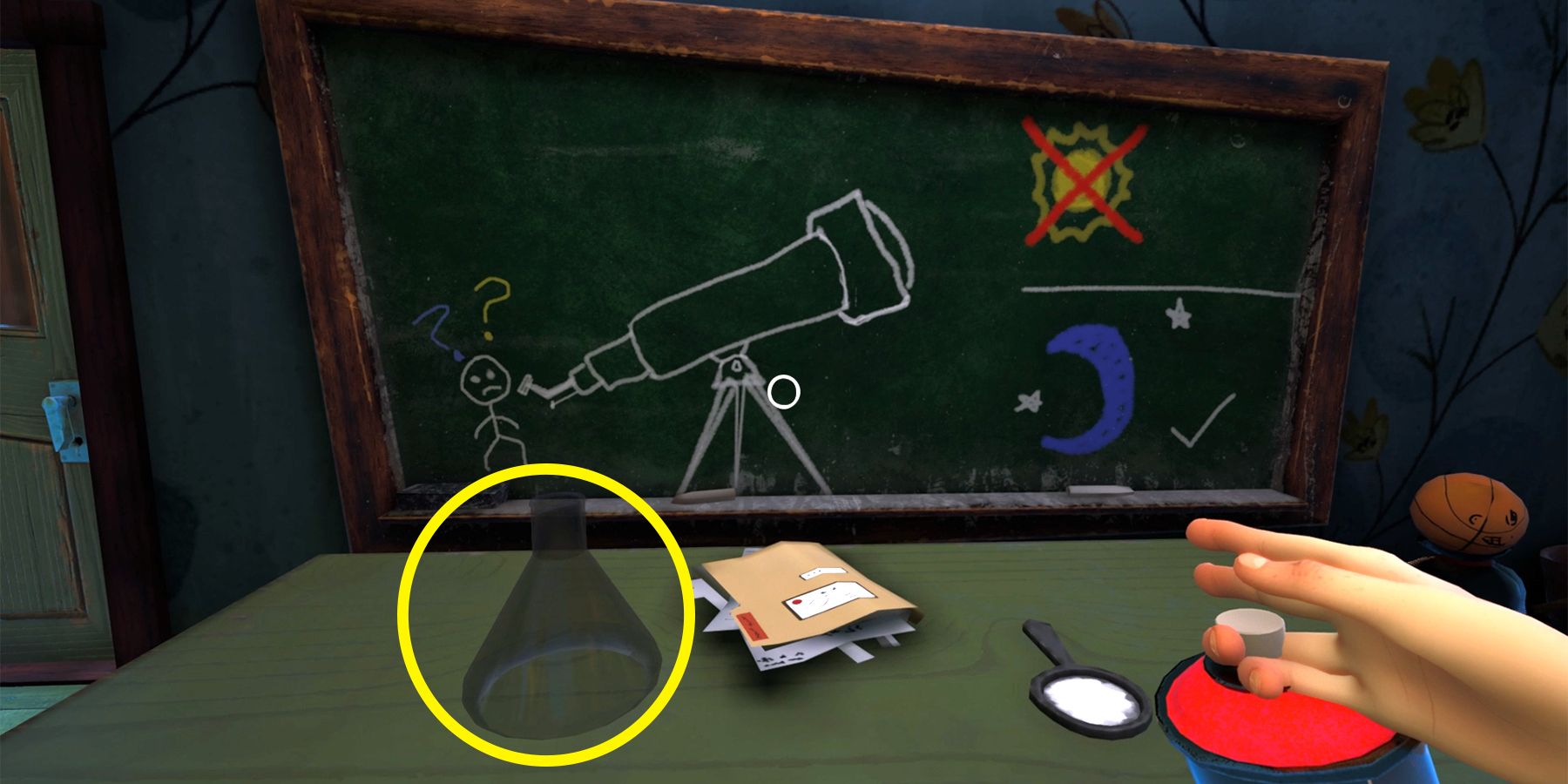 a flask in hello neighbor 2