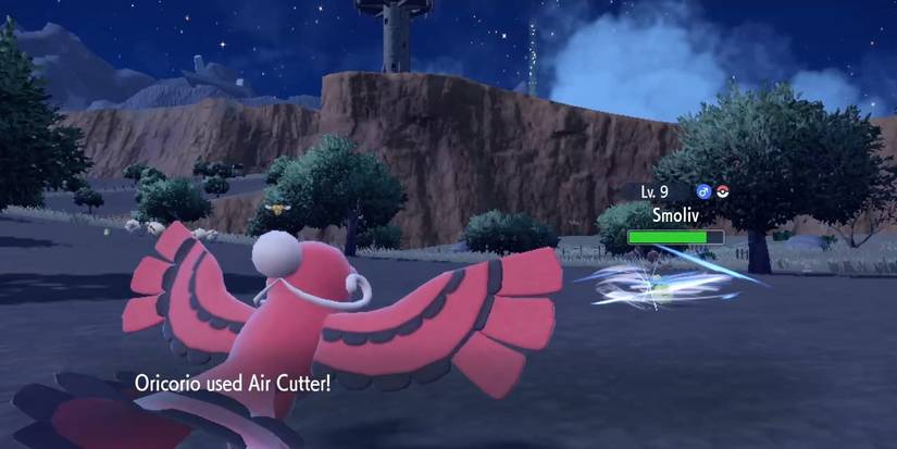 A Pokemon using Air Cutter