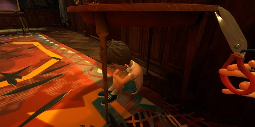 aaron crying in hello neighbor 2