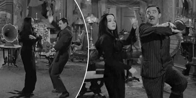 Addams Family Best Dance Scenes In The Franchise Morticia and Gomez 1964