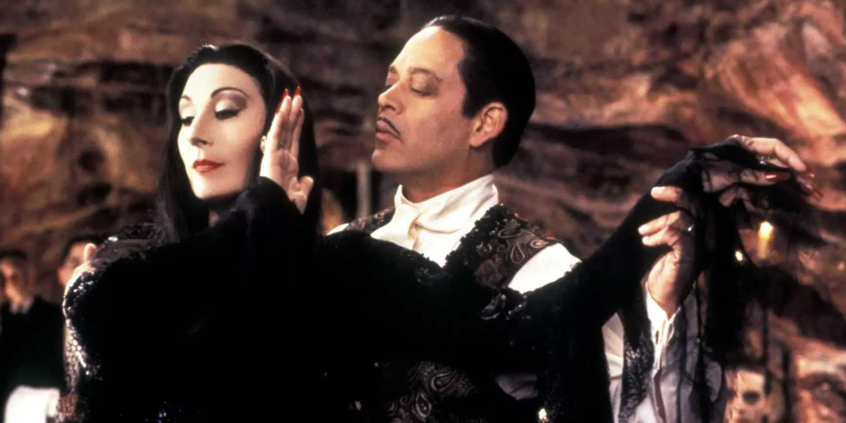 Addams Family Best Dance Scenes In The Franchise Morticia and Gomez  Tango 1993
