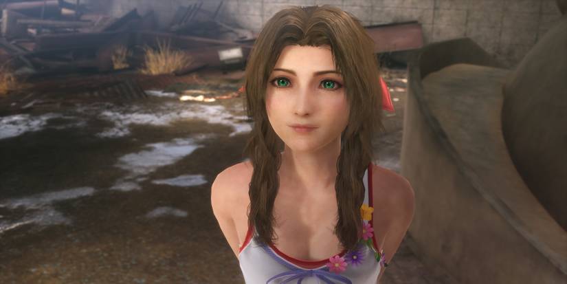 Aerith in Crisis Core Final Fantasy VII Reunion