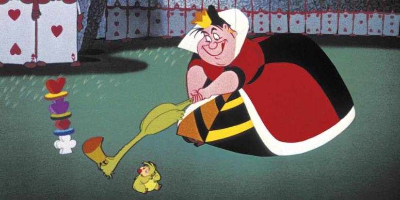 The Queen of Hearts in Alice In Wonderland