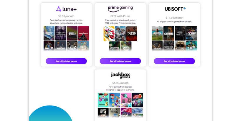 amazon luna channels games