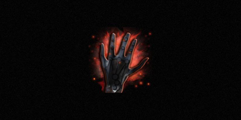 The Amber Prophet Hand catalyst in Hellpoint