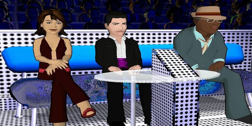 From Left to Right: Cel-Shaded versions of Paula Abdul, Simon Cowell, and Randy Jackson. Image Source: shacknews.com
