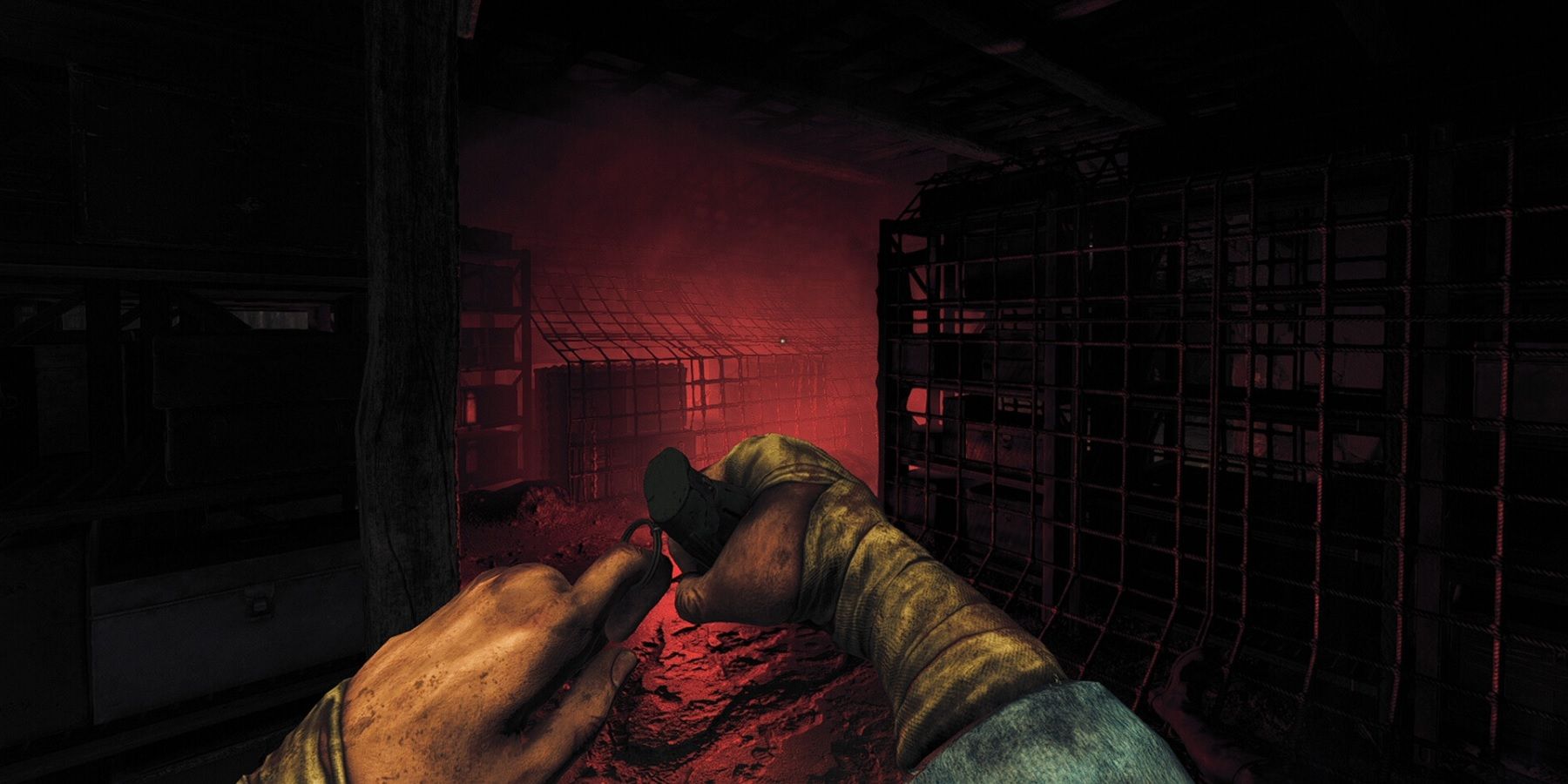 Amnesia The Bunker Gameplay Shows Creative Ways to Get Through Doors