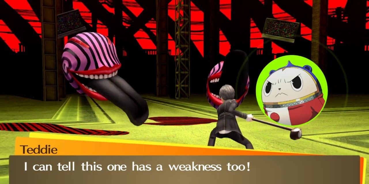 An encounter in Persona 4 Golden