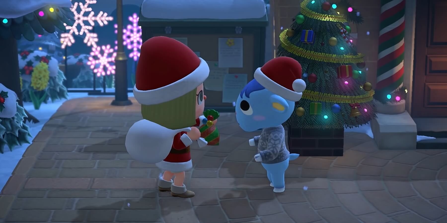 animal crossing new horizons holiday sherb gift