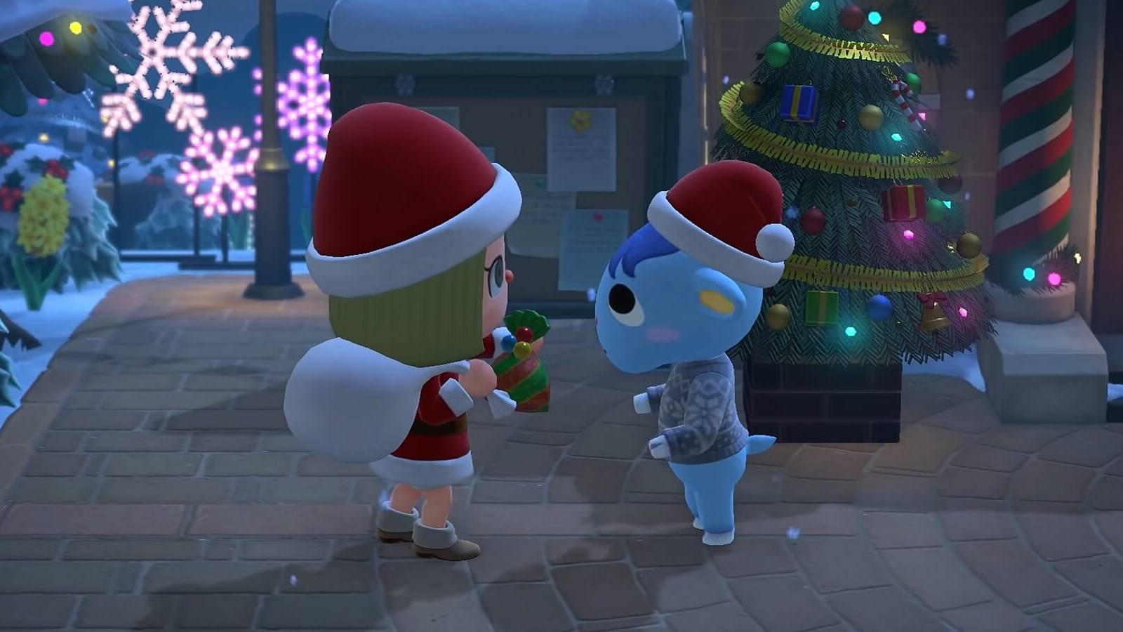 animal crossing new horizons holiday sherb gift